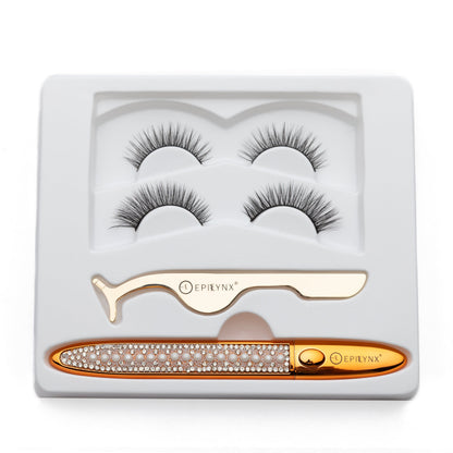 No-Glue Lash Kit – Waterproof Liner, Reusable Lashes & Vegan Formula - Renee Lane Company