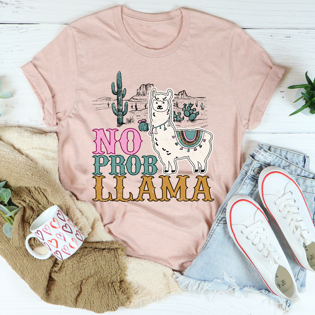 No Prob Llama T-Shirt - Renee Lane Company