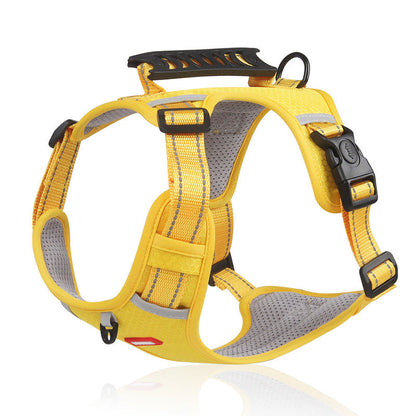 No Pull Pet Harness For Dog & Cat; Adjustable Soft Padded Large Dog Harness With Easy Control Handle - Renee Lane Company