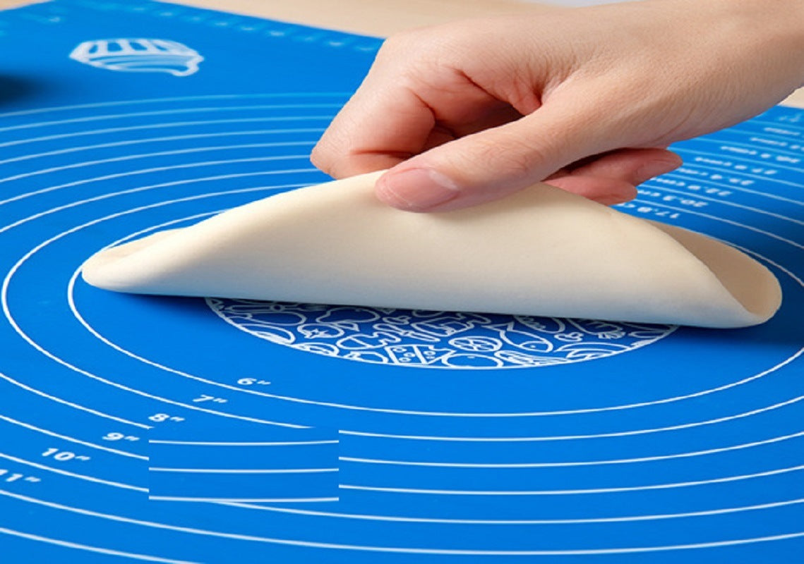 Non-Stick Silicone Dough Rolling Mat Sheet, Kneading Rolling Baking Pad with Measurement Scale Pastry Baking Mat Tool - Renee Lane Company
