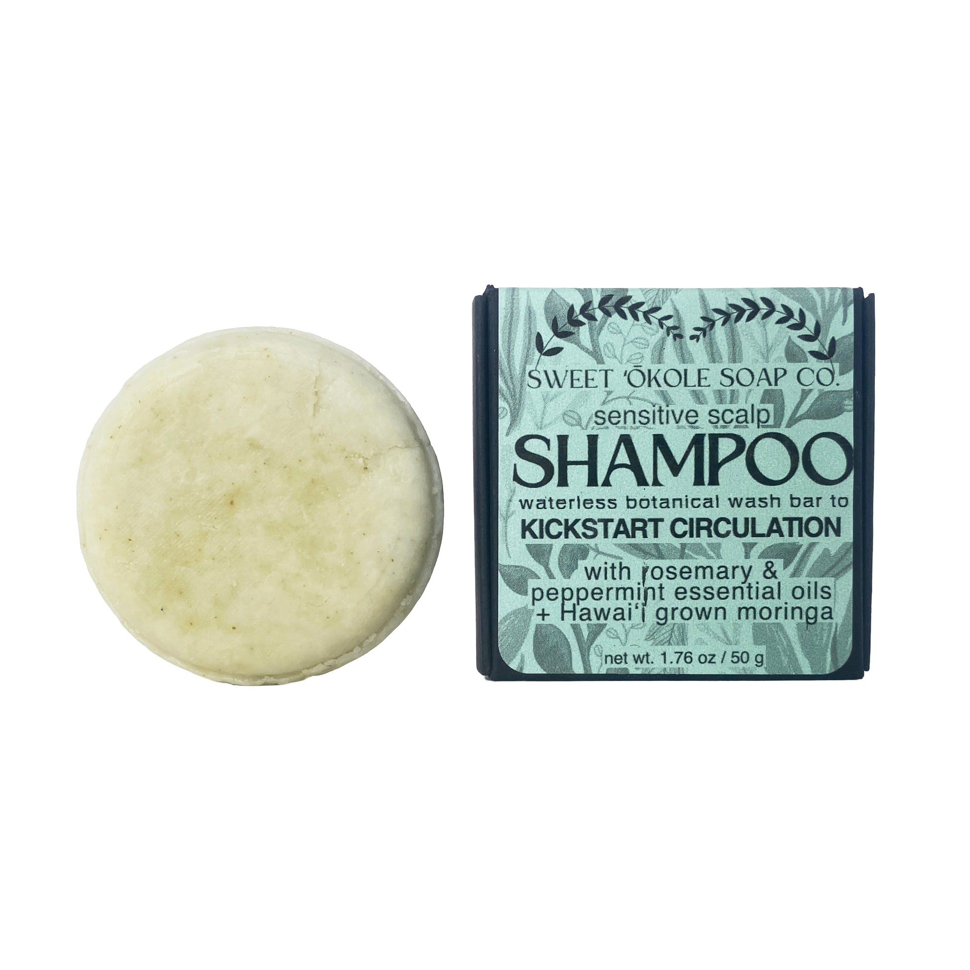 Non-Toxic Shampoo Bar - Rosemary, Mint & Moringa - Renee Lane Company