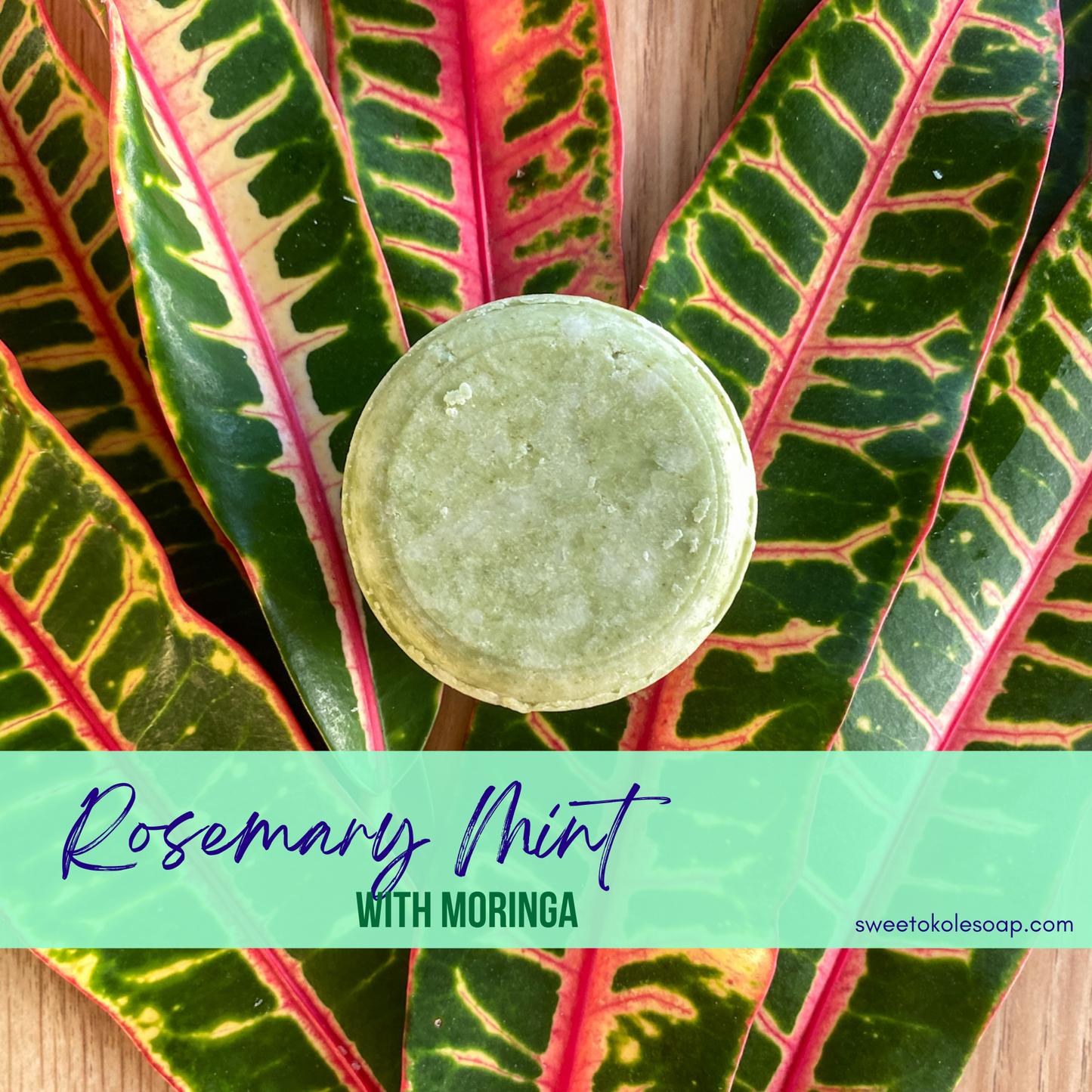 Non-Toxic Shampoo Bar - Rosemary, Mint & Moringa - Renee Lane Company