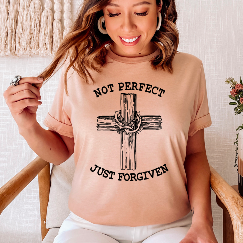 Not Perfect Just Forgiven T-Shirt - Renee Lane Company