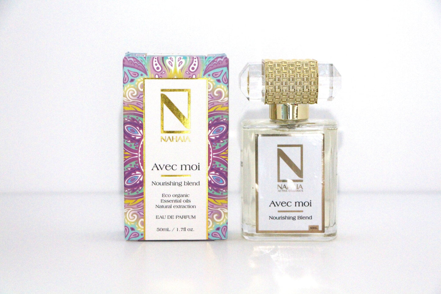 Nourishing Blend Avec Moi Natural Perfume | Eau de Parfum with Essential Oils 1.76 fl oz - Renee Lane Company