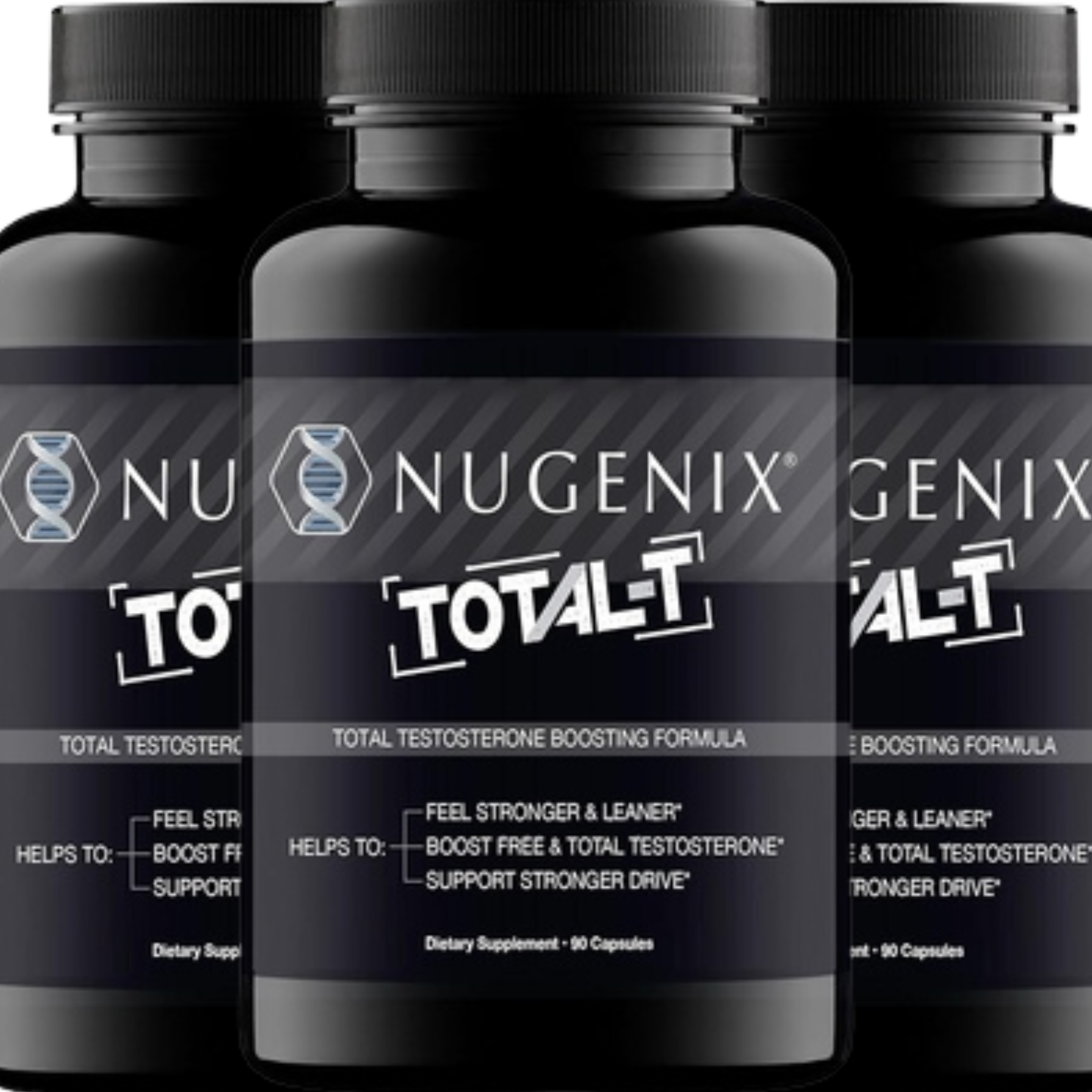 Nugenix Total-T - Free & Total Testosterone Booster - 90 Count (Three Pack) - Boosts Lean Muscle Mass &amp; Male Vitality - Renee Lane Company