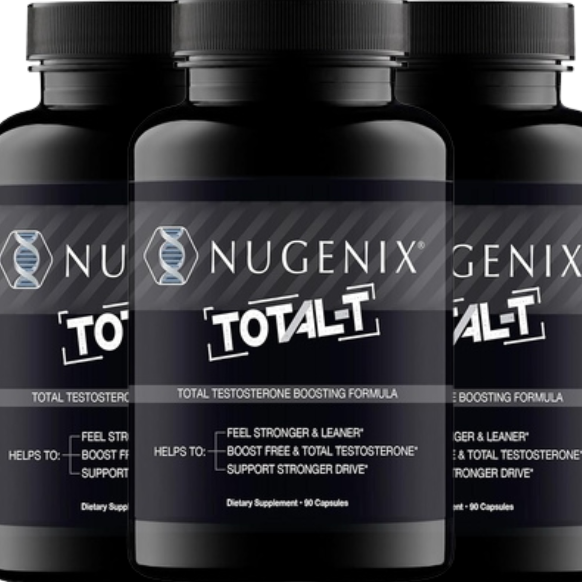 Nugenix Total-T - Free & Total Testosterone Booster - 90 Count (Three Pack) - Boosts Lean Muscle Mass &amp; Male Vitality - Renee Lane Company