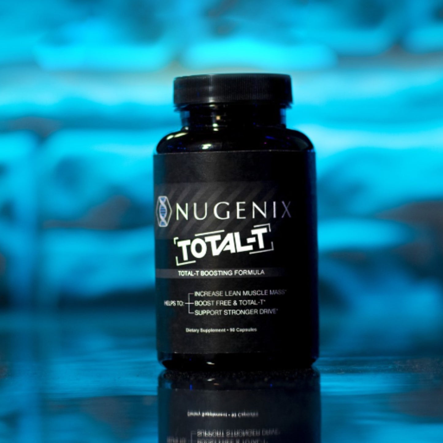 Nugenix Total-T - Free & Total Testosterone Booster - 90 Count (Three Pack) - Boosts Lean Muscle Mass &amp; Male Vitality - Renee Lane Company