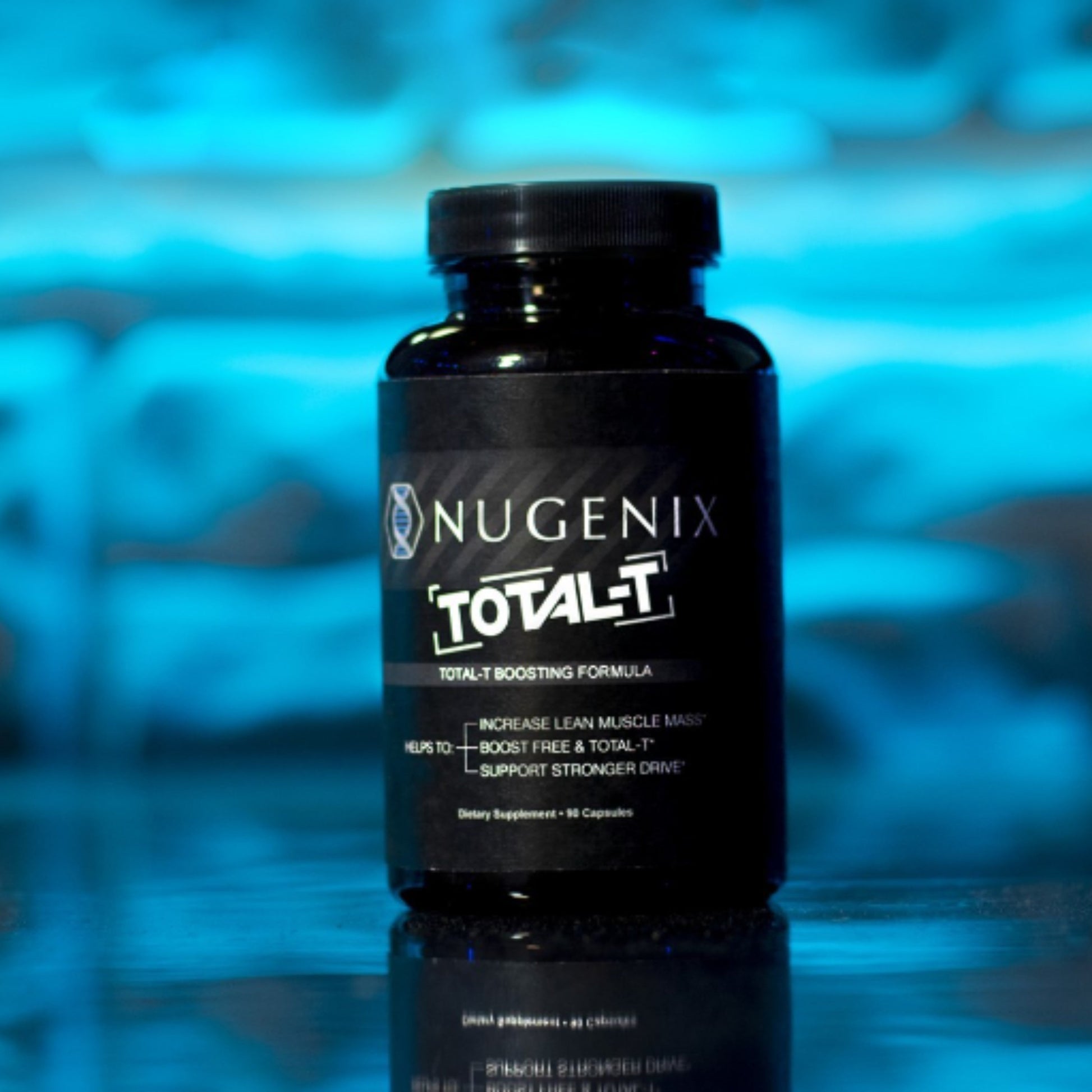 Nugenix Total-T - Free & Total Testosterone Booster - 90 Count (Three Pack) - Boosts Lean Muscle Mass &amp; Male Vitality - Renee Lane Company