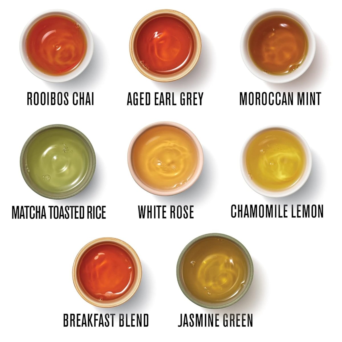 Numi Mini Tea Sampler – Organic Assorted Tea Sachets (8 Count) - Renee Lane Company