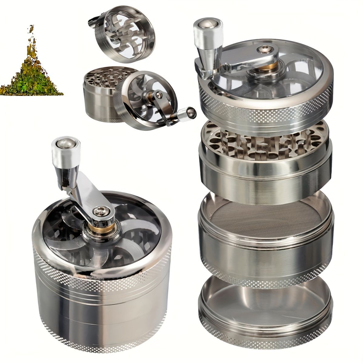 Nut And Hard Spice Grinder For Nutmeg Ginger Rock Salt And Peppercorn - Renee Lane Company
