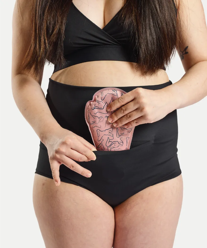Classic Black Essential Postpartum Kit