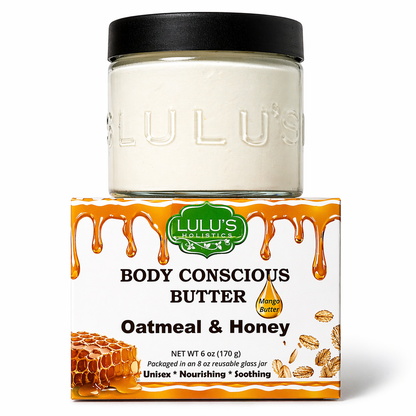 Oatmeal & Honey Whipped Mango Body Butter – Non-Greasy, Gentle Hydration - Renee Lane Company