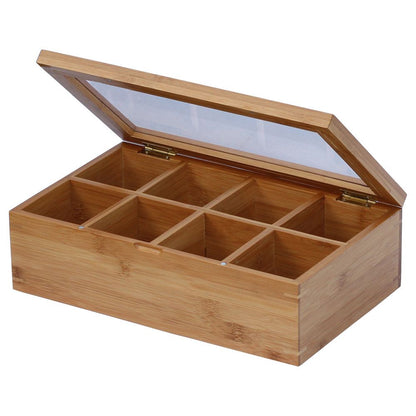 Oceanstar Bamboo Tea Box - Renee Lane Company