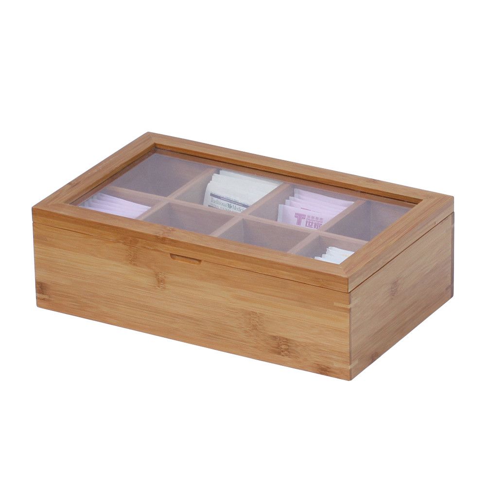 Oceanstar Bamboo Tea Box - Renee Lane Company