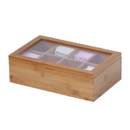 Oceanstar Bamboo Tea Box - Renee Lane Company