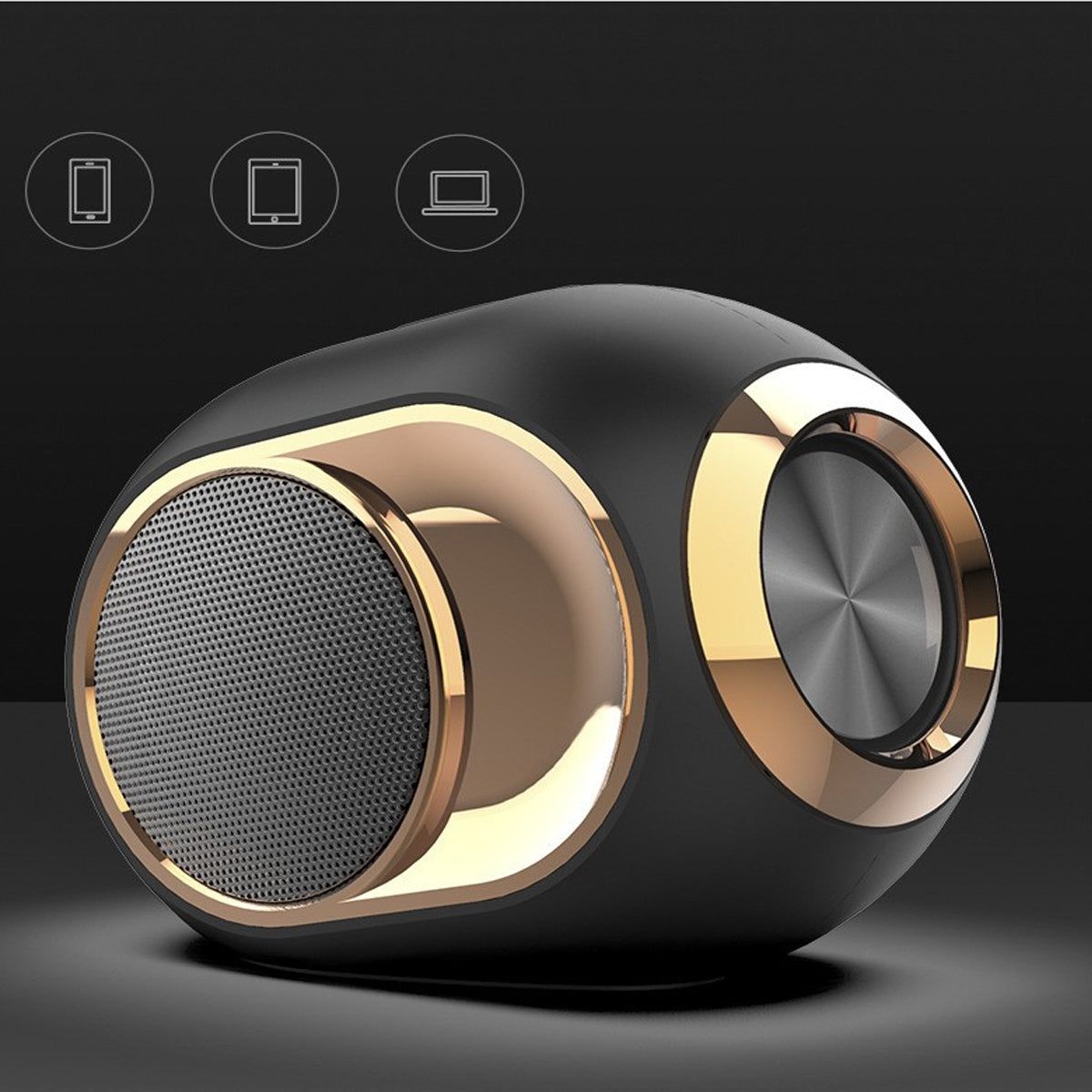Olden Golden Retro Mini Gramophone Style Bluetooth Speaker - Renee Lane Company