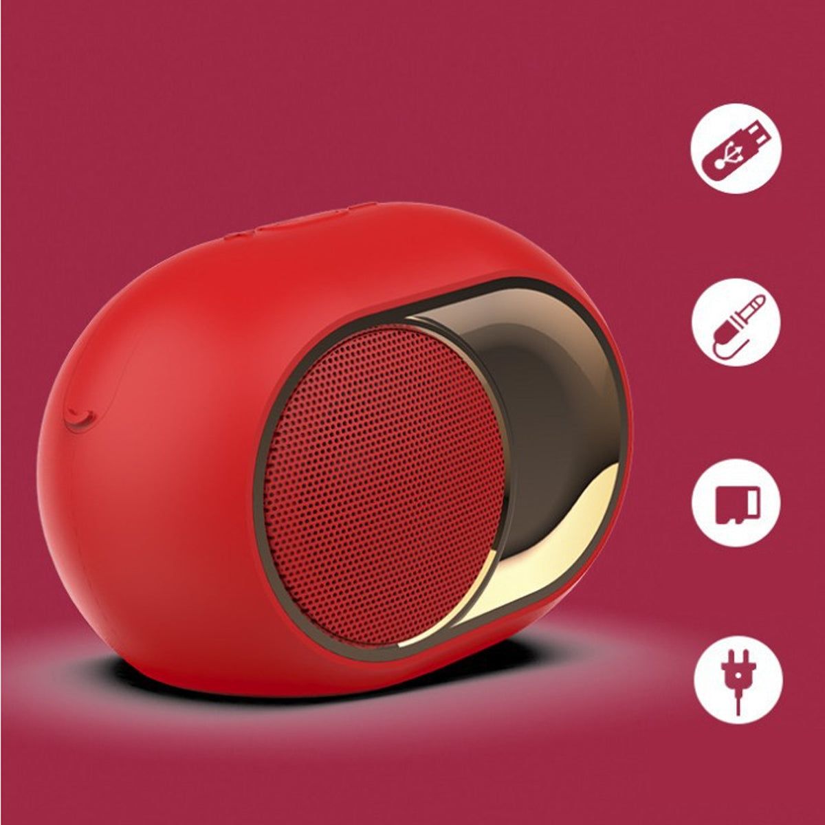 Olden Golden Retro Mini Gramophone Style Bluetooth Speaker - Renee Lane Company