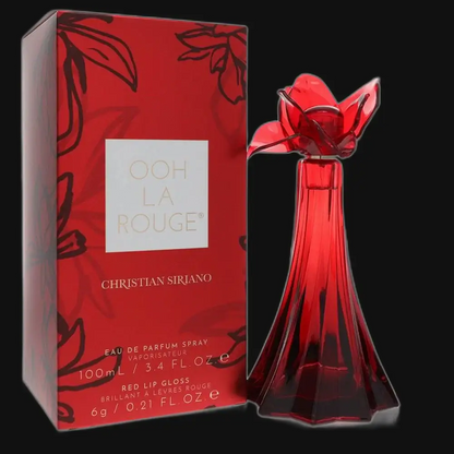 Ooh La Rouge + 0.21 oz Red Lip Gloss By Christian Siriano Perfume for Women - Renee Lane Company