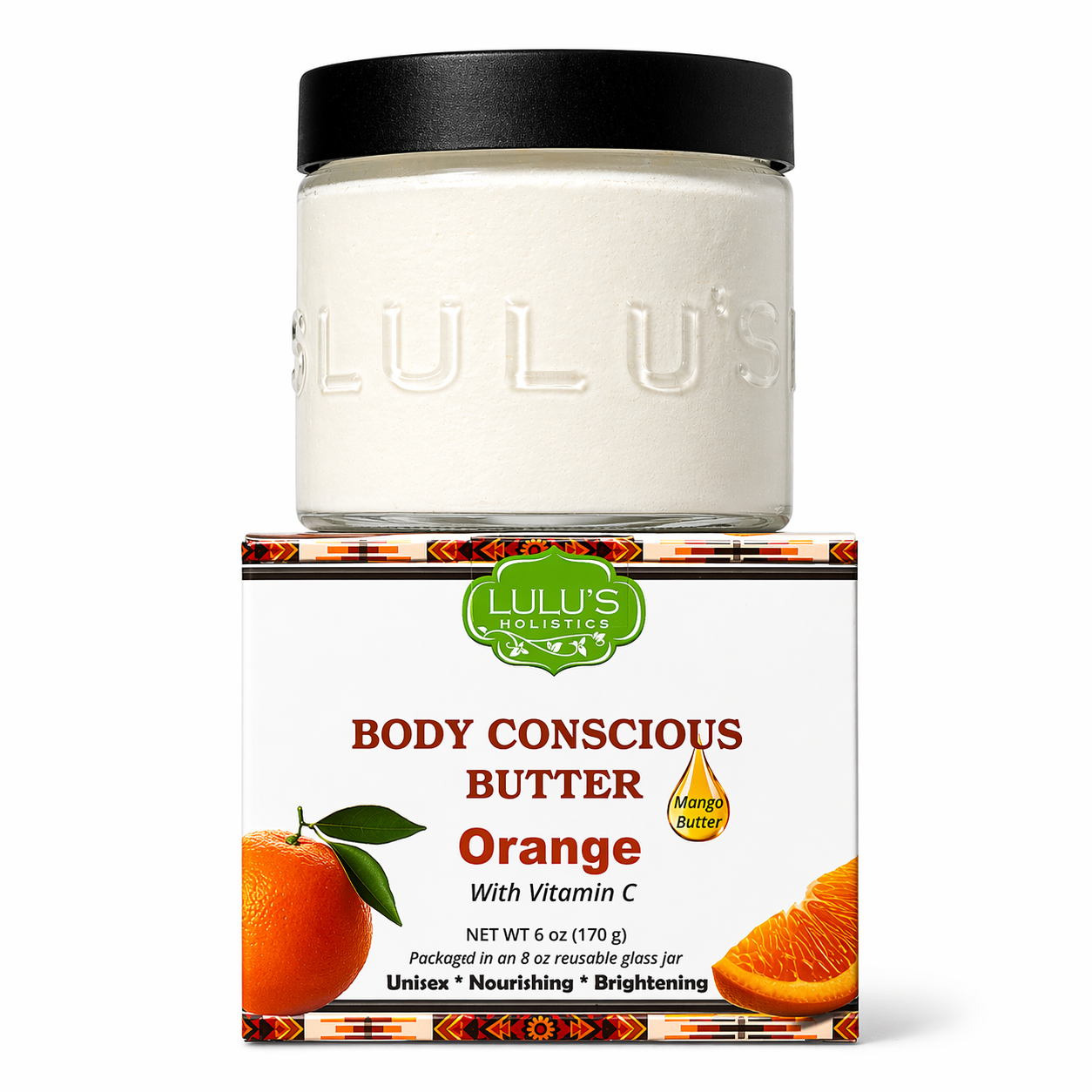 Orange Vitamin C Whipped Mango Body Butter – Non-Greasy, Radiant Skin - Renee Lane Company