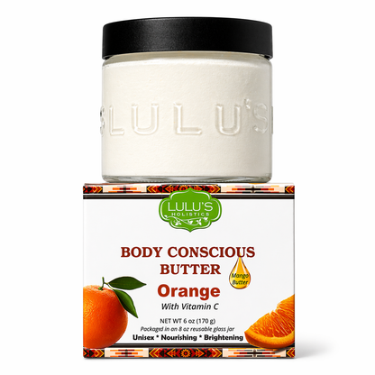 Orange Vitamin C Whipped Mango Body Butter – Non-Greasy, Radiant Skin - Renee Lane Company