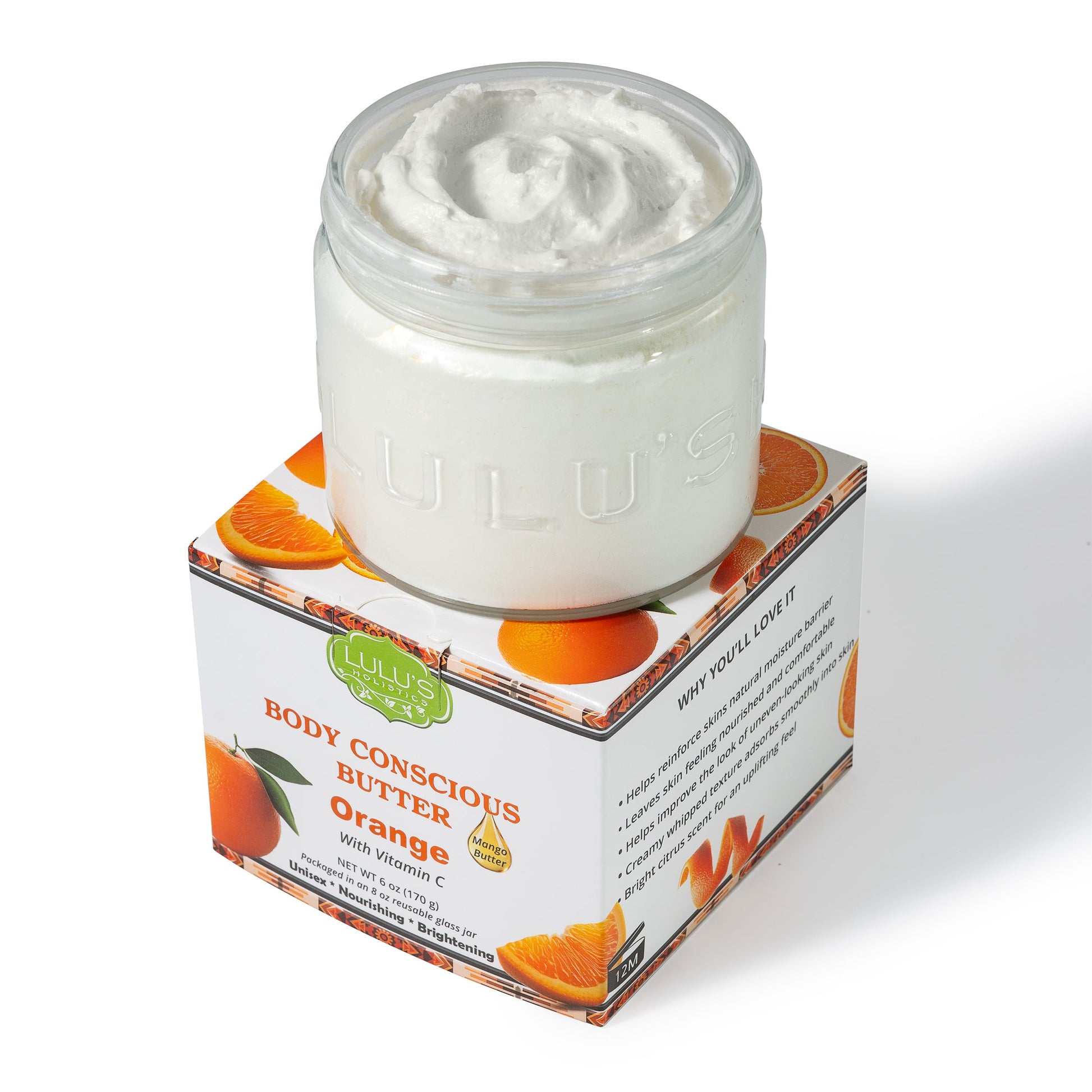 Orange Vitamin C Whipped Mango Body Butter – Non-Greasy, Radiant Skin - Renee Lane Company