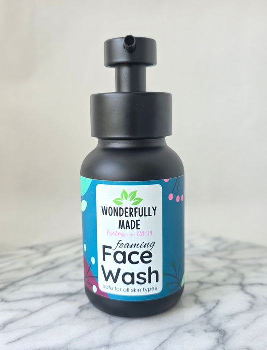 Organic Face Wash | Foaming Natural Facial Care | Gift for her | All natural | Moisturizing | Safe for all skin types | Cleansing Foam - Renee Lane Company
