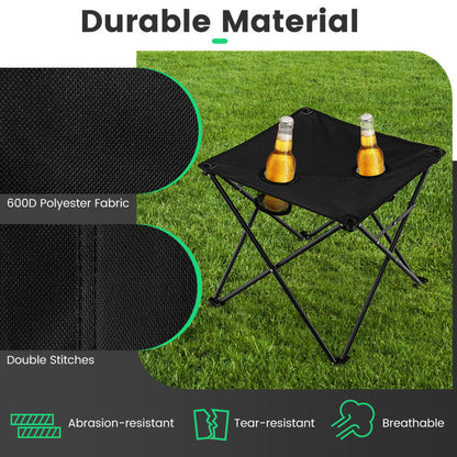 Outdoor Folding Camping Chairs and Table Set with Carrying Bag - Renee Lane Company