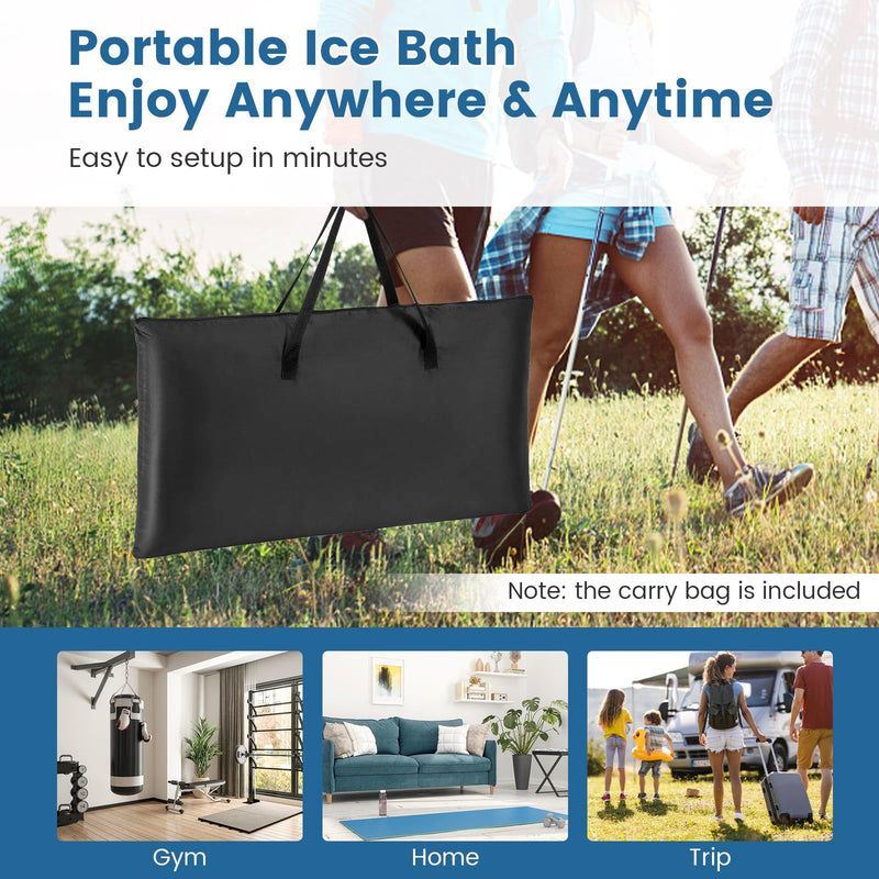 Outdoor Ice Plunge Tub with Lid for Household - Renee Lane Company