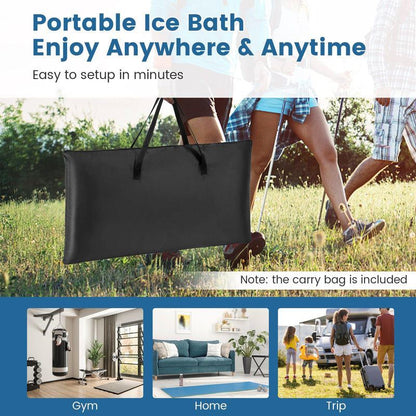 Outdoor Ice Plunge Tub with Lid for Household - Renee Lane Company