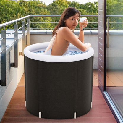 Outdoor Ice Plunge Tub with Lid for Household - Renee Lane Company