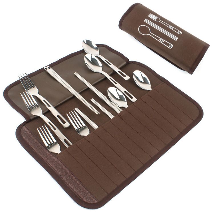 Outdoor Tableware Set Camping Barbecue Tableware Picnic Bag - Renee Lane Company