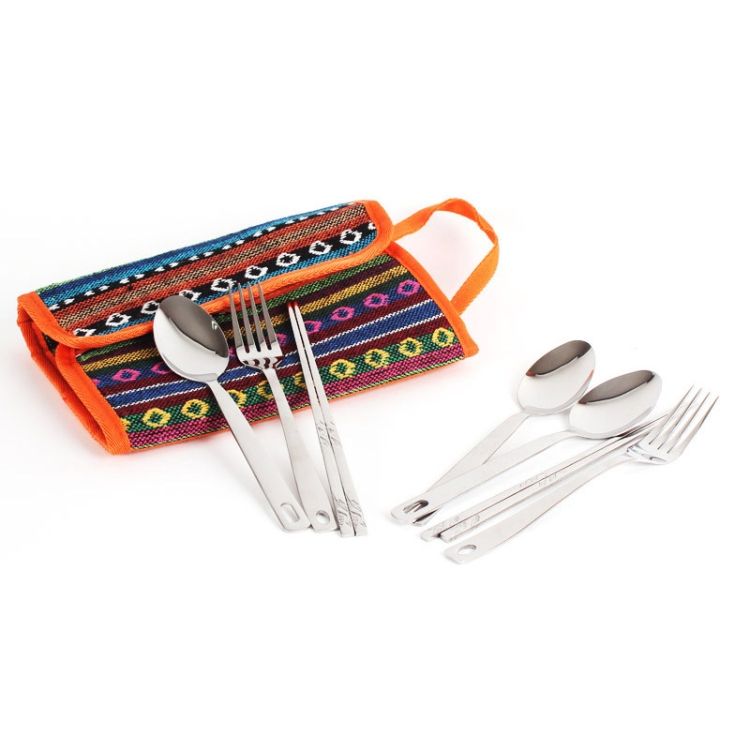 Outdoor Tableware Set Camping Barbecue Tableware Picnic Bag - Renee Lane Company