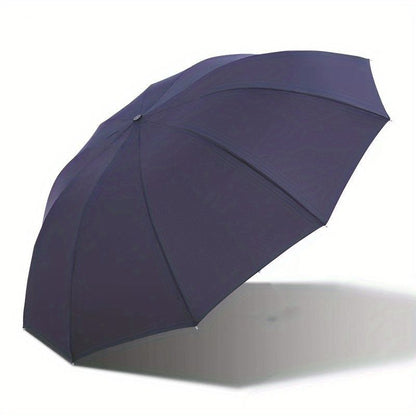Outdoor Travel Large Folding Manual Umbrella, Rain Or Shine Dual-use Umbrella - Renee Lane Company