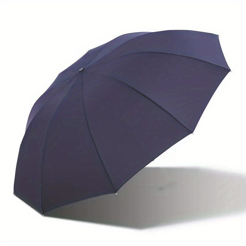 Outdoor Travel Large Folding Manual Umbrella, Rain Or Shine Dual-use Umbrella - Renee Lane Company