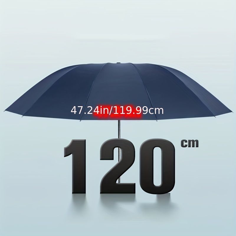Outdoor Travel Large Folding Manual Umbrella, Rain Or Shine Dual-use Umbrella - Renee Lane Company