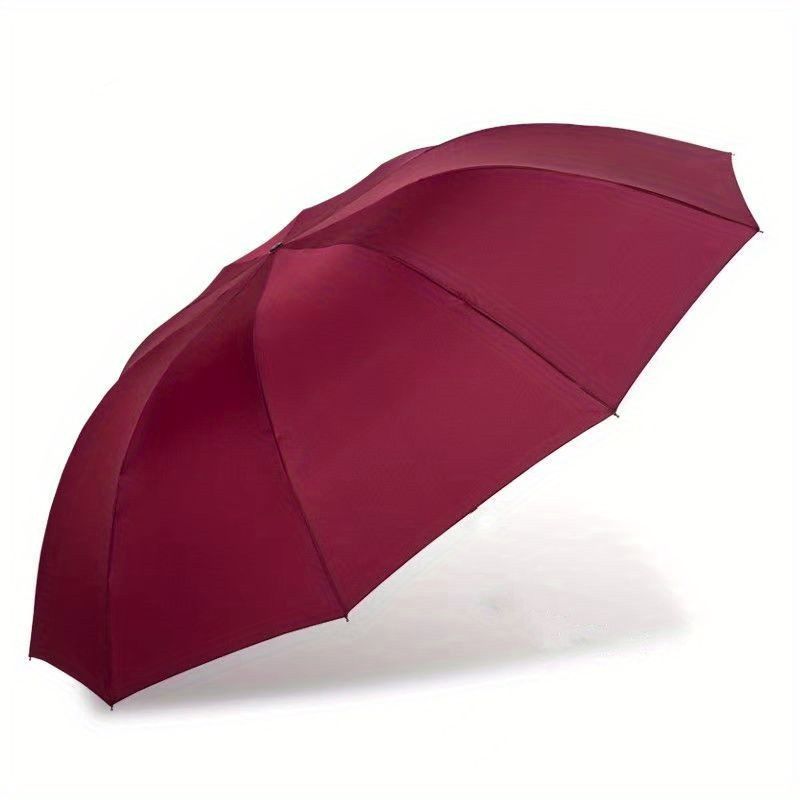 Outdoor Travel Large Folding Manual Umbrella, Rain Or Shine Dual-use Umbrella - Renee Lane Company