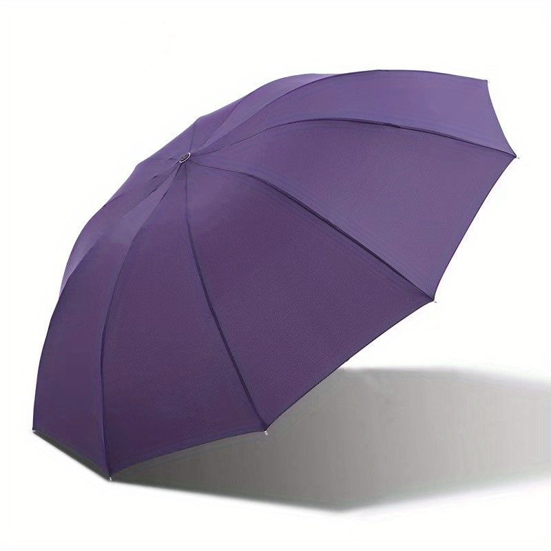Outdoor Travel Large Folding Manual Umbrella, Rain Or Shine Dual-use Umbrella - Renee Lane Company