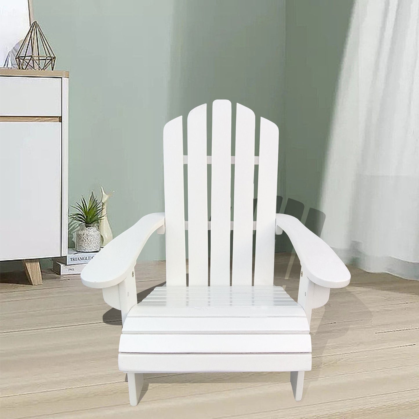Outdoor or indoor Wood children Adirondack chair - Renee Lane Company