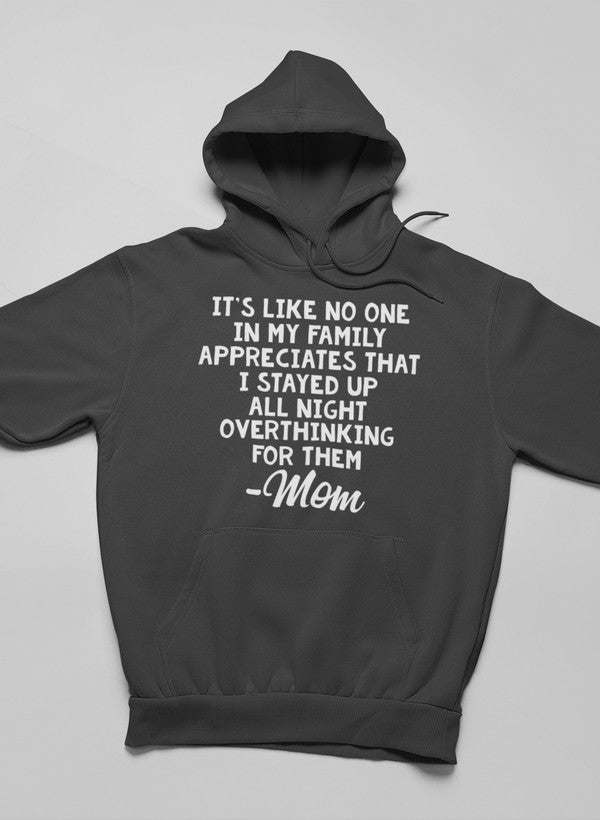 Overthinking Mom Hoodie - Renee Lane Company
