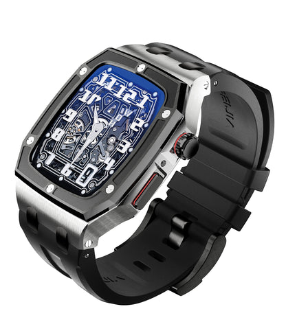 PEIPEIJIA Rugged watch band with case Compatible for apple watch bands for men apple watch screen protector 44mm with watch band apple watch bands for women iWatch 6 5 4 SE - Renee Lane Company