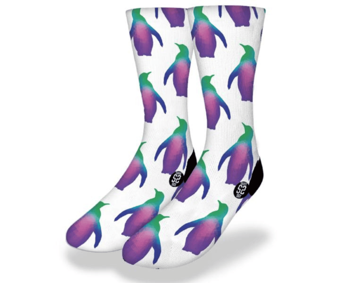 PENGUIN WATERCOLOR Cute Bird Socks - Renee Lane Company