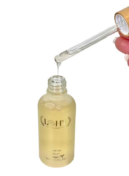 PREMIUM 100% VEGAN GLOW UP Toner Serum With Hyaluronic Acid + Niacinamide + Camellia Leaf + Vitamin E + Rose Water - Renee Lane Company