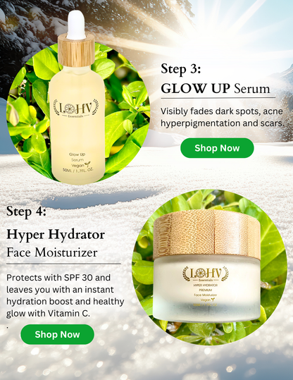PREMIUM 100% VEGAN GLOW UP Toner Serum With Hyaluronic Acid + Niacinamide + Camellia Leaf + Vitamin E + Rose Water - Renee Lane Company
