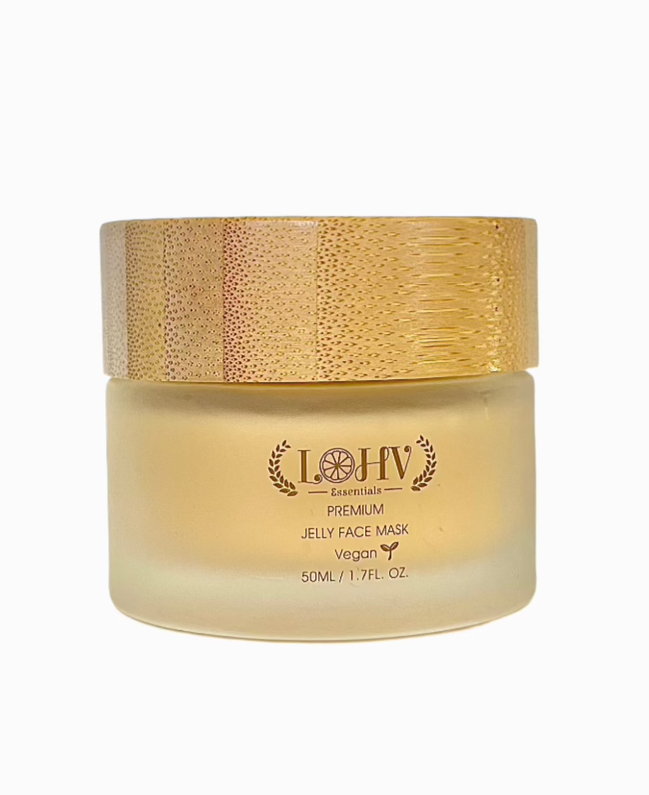 PREMIUM 100% VEGAN Rejuvenating JELLY FACE MASK With Retinol + Turmeric + Aloe Vera + Lactic acid + Rosemary Leaf - Renee Lane Company