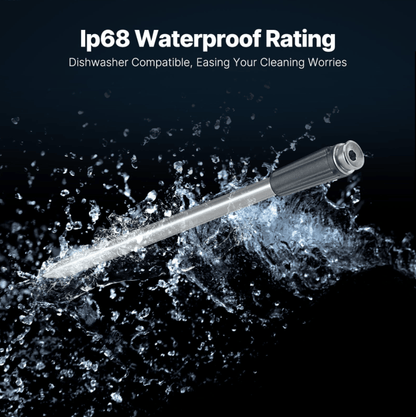 PSJX369 BBQ Meat Thermometer-SUS304 Stainless Steel with Bluetooth 5.2 Connectivity (700ft range), 24-hour battery life, 1-second response time. Features probe temperature display and audible alarm. - Renee Lane Company