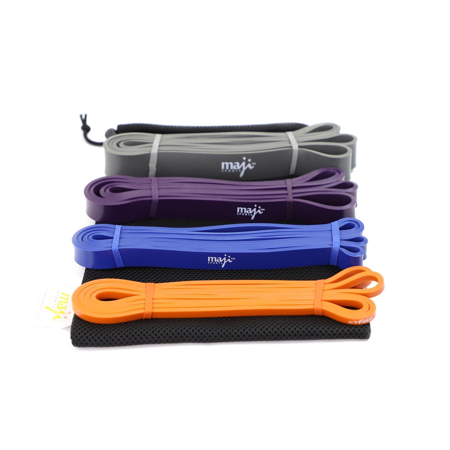 Pack Of Four Full Body Workout Super Bands - Renee Lane Company