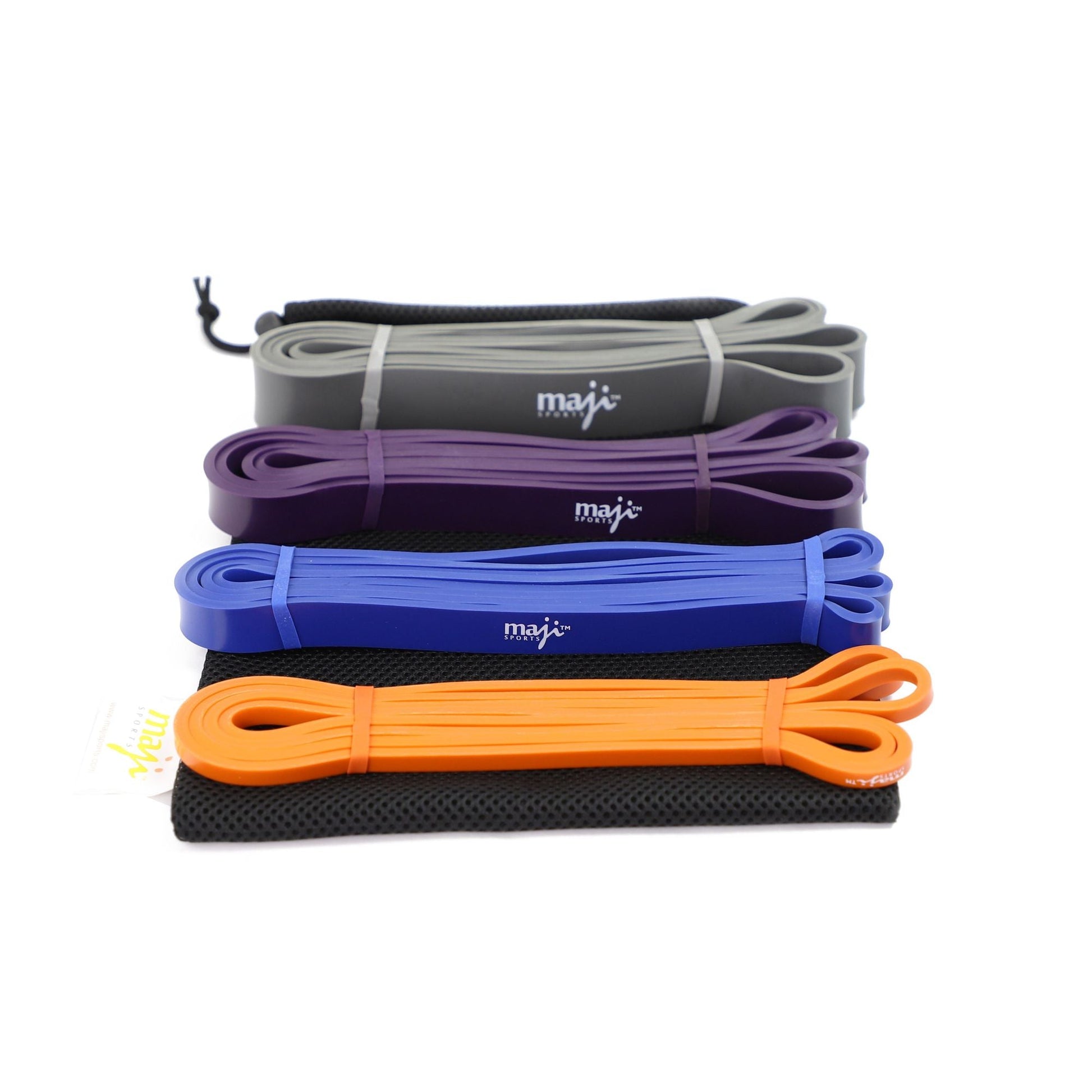 Pack Of Four Full Body Workout Super Bands - Renee Lane Company
