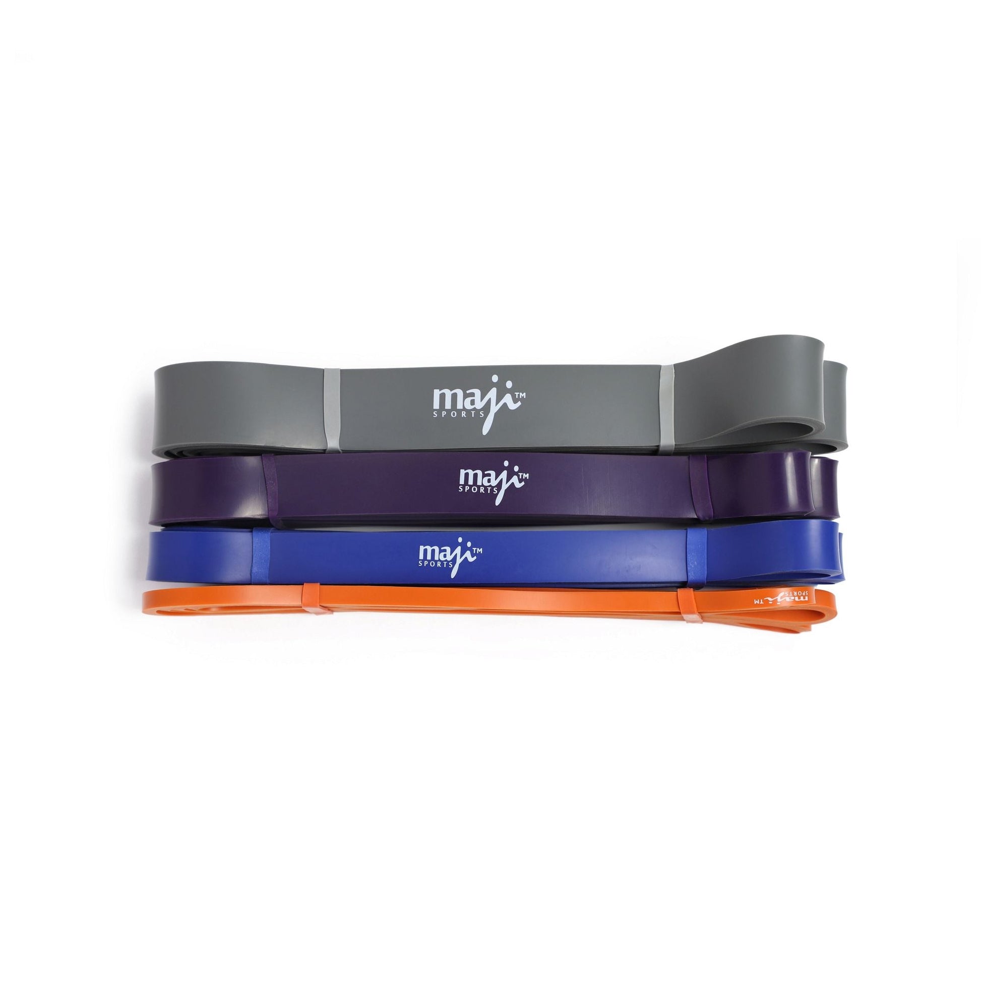 Pack Of Four Full Body Workout Super Bands - Renee Lane Company