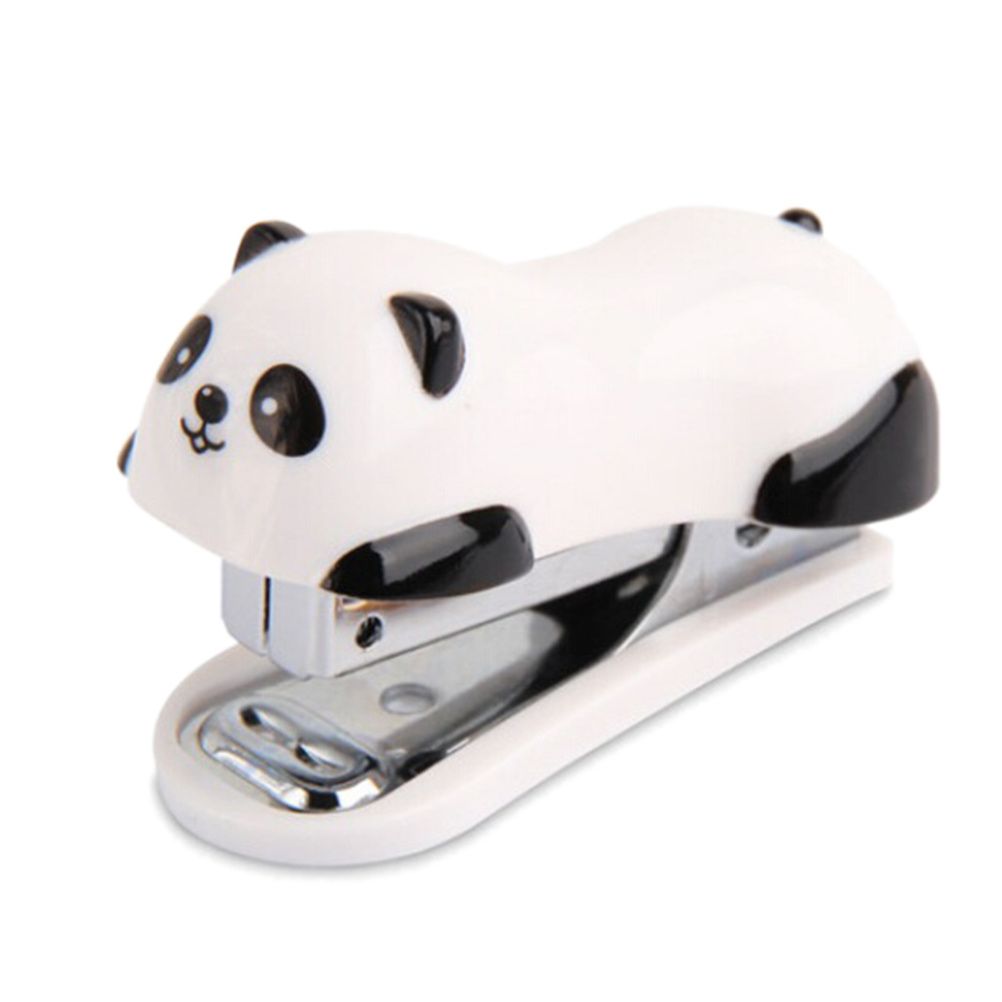 Panda Stapler, Cute Stapler Office Supplies Desktop Stapler Standard Pretty Accessories Commercial Business Decoration Desktop Office Handheld Stapler, School Office Supplies - Renee Lane Company
