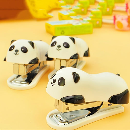 Panda Stapler, Cute Stapler Office Supplies Desktop Stapler Standard Pretty Accessories Commercial Business Decoration Desktop Office Handheld Stapler, School Office Supplies - Renee Lane Company